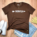 Camiseta Femenina Yeshua Flecha - Marron