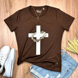 Camiseta Femenina  #color_marron