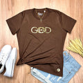 Camiseta Femenina God Is Good - Marron