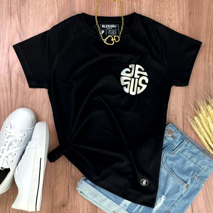 Camiseta Femenina  #color_negra