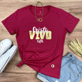 Camiseta Femenina Cristo vivo está - RosaPink