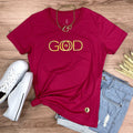 Camiseta Femenina God Is Good - RosaPink