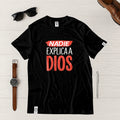 Camiseta Masculina Nadie explica a Dios - Negra