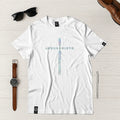 Camiseta Masculina Cruz Jesuscristo - Blanca
