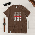 Camisetas Masculina Jesus, Yeshua, Jesus - Marron