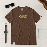 Camiseta Masculina Good Is #color_marron