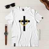 Camiseta Masculina Cruz con corona