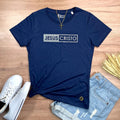 Camiseta Femenina Jesus Cristo - Azul