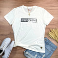 Camiseta Femenina Jesus Cristo - Blanca
