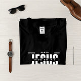 Camiseta masculina Santo Jesus vive en vi #color_negra