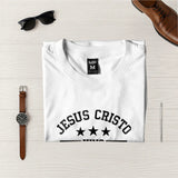 Camiseta Masculina Jesuscristo King #color_blanca