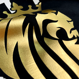 Camiseta Masculina Leon Con crucez #color_negra