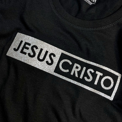 Camiseta Femenina Jesus Cristo #color_negra