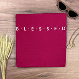 Camiseta Femenina BLESSED #color_rosapink
