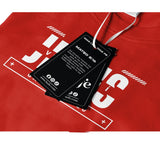 Camiseta masculina Santo Jesus vive en vi #color_roja