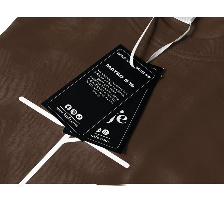 Camiseta Masculina Fe #color_marron