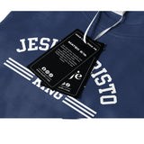 Camiseta Masculina Jesuscristo King #color_azul