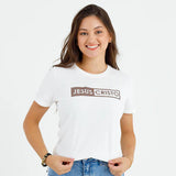 Camiseta Femenina Jesus Cristo #color_blanca