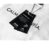 Camisetas Masculina calma, confia #color_blanca