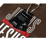 Camisetas Masculina Jesus, Yeshua, Jesus #color_marron