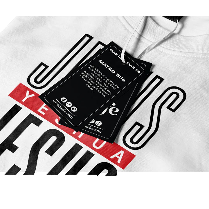Camisetas Masculina Jesus, Yeshua, Jesus #color_blanca