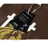 Camiseta Masculina Leon Con crucez #color_marron