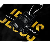 Camiseta Masculina Jesus vive en mi #color_negra