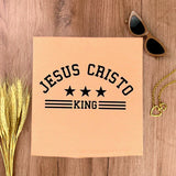 Camiseta Femenina Jesus Cristo King #color_salmon