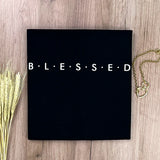 Camiseta Femenina BLESSED #color_negra