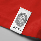 Camiseta Masculina Cruz Jesuscristo Dorada #color_rojo