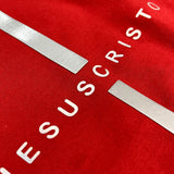 Camiseta Masculina Cruz Jesuscristo #color_rojo