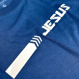 Camiseta Masculina Jesus #color_azul