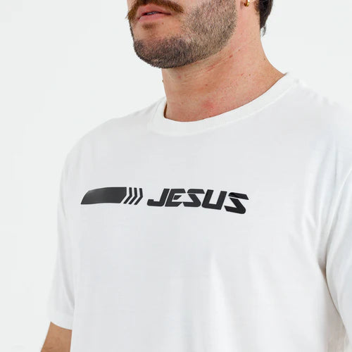 Camiseta Masculina Jesus #color_blanca