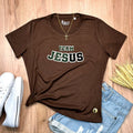 Camiseta Femenina Team Jesus - Marron