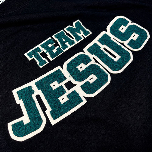 Camiseta Femenina Team Jesus #color_negra