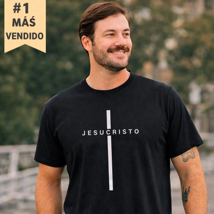 Camiseta Masculina Cruz Jesuscristo