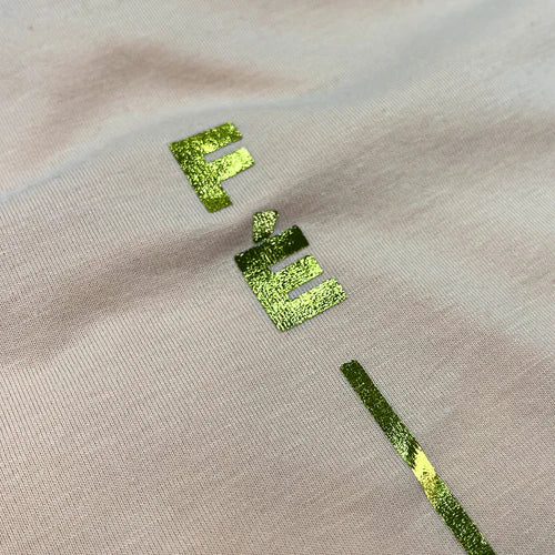 Camiseta Femenina  Fe y raya dorada #color_salmon