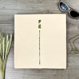 Camiseta Femenina  Fe y raya dorada #color_salmon